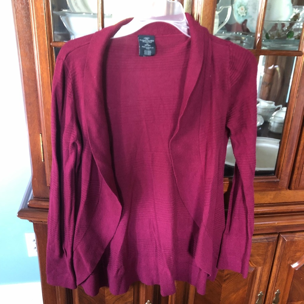 Burgundy Cardigan